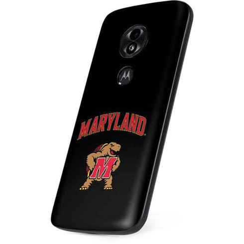 University of Maryland Collegiate Text Moto E5 Play Skin
